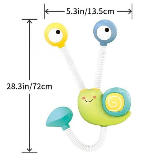 مروش استحمام مزدوج على شكل حلزون ( لعبة استحمام)