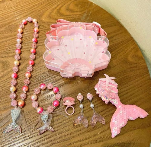 طقم مجوهرات حورية بحر للبنات