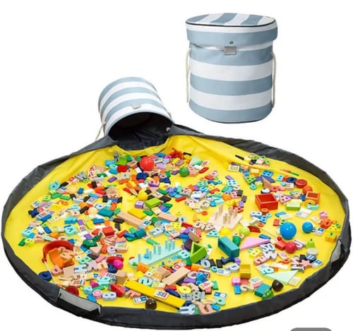 حقيبه تنظيم العاب الاطفال مع حصيرة 2في1