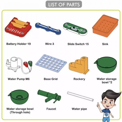 تحدي تجربة تدفق الماء العلمية