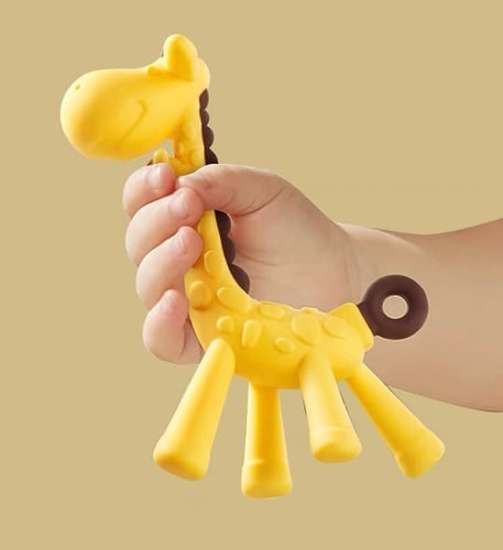 عضاضة الزرافة للأطفال من السيلكون متعددة الاستخدام...