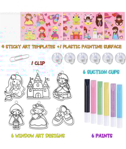 اشكال كرستاليه لاصقة للتلوين ثلاثية الابعاد