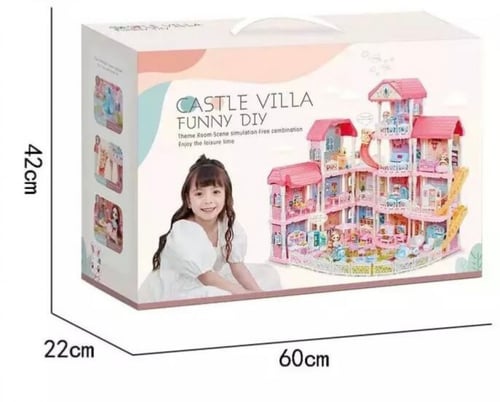 لعبة قصر الأحلام للأميرات ( عدة مقاسات)