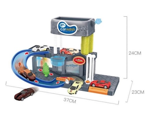 مغسلة السيارات العجيبة لتغيير لون السيارة بعد غسله...