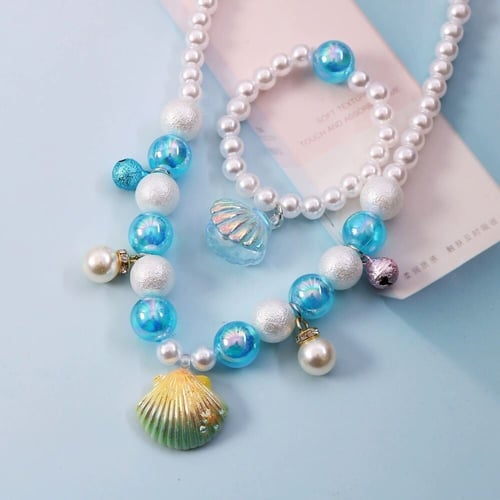 طقم مجوهرات حورية بحر للبنات