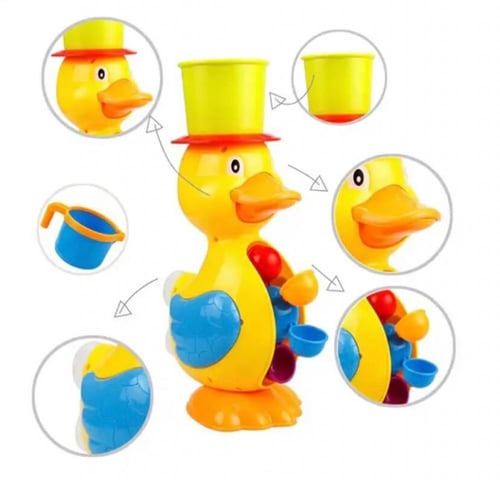 لعبة المرح بالماء مع البطة المائية ( لعبة استحمام)