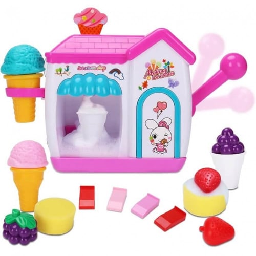 لعبة صناعة ايسكريم برغوة الصابون للغسيل واللعب الم...