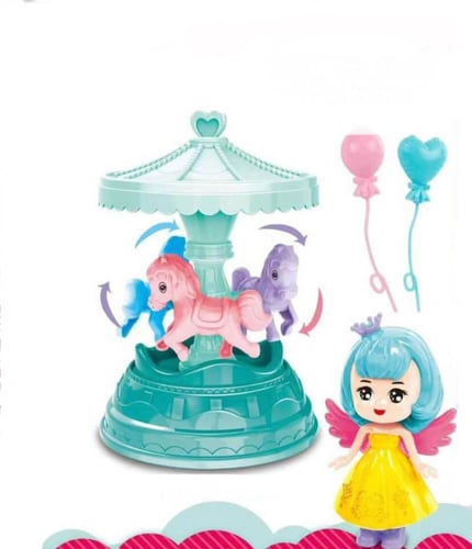 لعبة الملاهي مع دمية