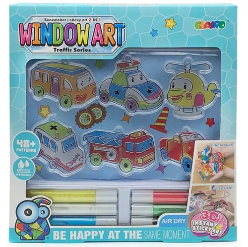 اشكال كرستاليه لاصقة للتلوين ثلاثية الابعاد