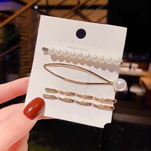 مجموعة مشابك شعر كرستالية انيقة