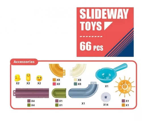 صنع مسار مائي ممتع استحمام ذكي للبط حجمين