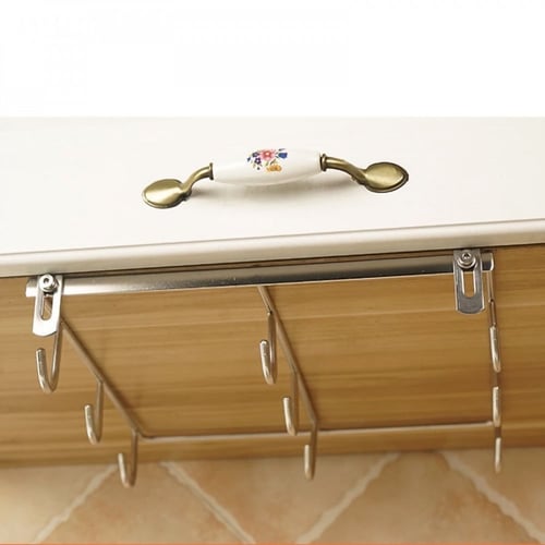 حامل أكواب 9 خطافات قابل للتغير المقاس من الاستيل...