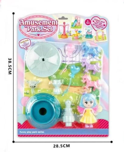 لعبة الملاهي مع دمية