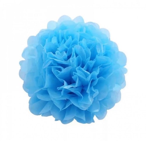 مستلزمات حفلة استقبال المولود لون ازرق ( 46 قطعة)