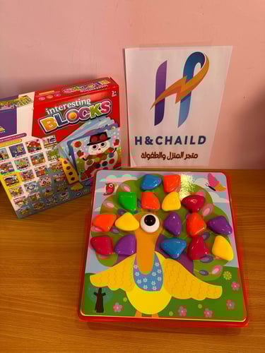 لعبة مطابقة الالوان التعليمية 6 اشكال متنوعة