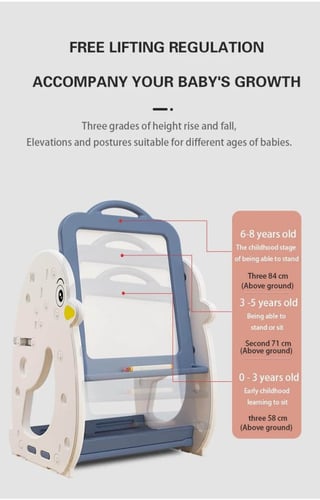 طقم مكتب وكرسي متعدد وسبورة ولويغو متعددة الوظائف
