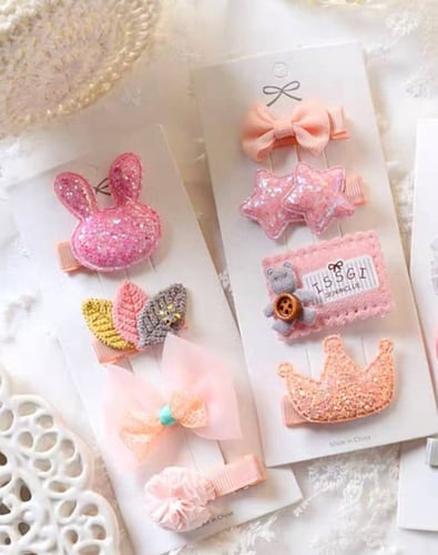 مشبك للشعر بعدة اشكال