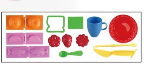 لعبة الرمل 750 جرام لصناعة اشكال فواكه