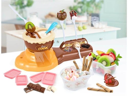 لعبة مكينة صنع صوص الشوكلاته مع قوالب شوكلاته