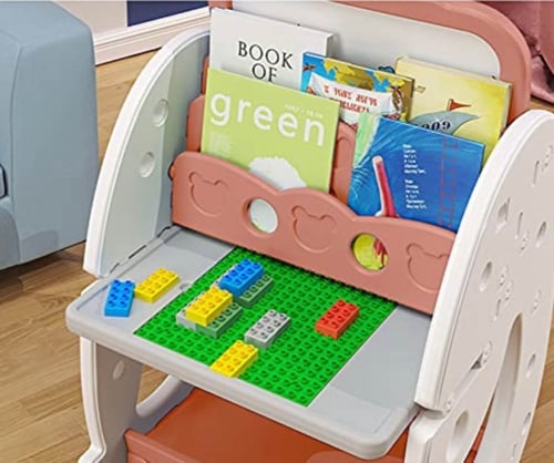 طقم مكتب وكرسي متعدد وسبورة ولويغو متعددة الوظائف