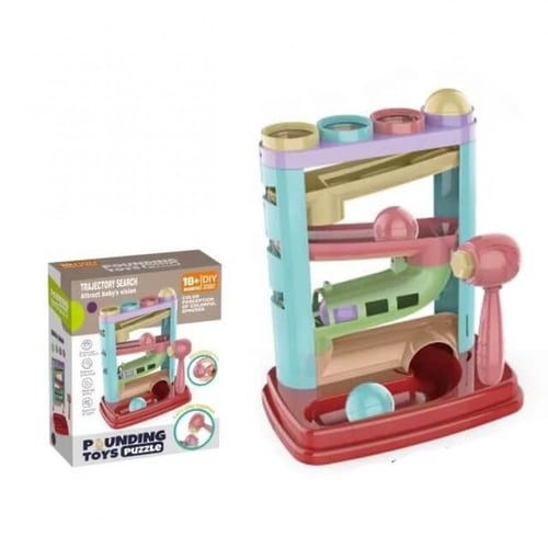 لعبة ضرب الكرات الملونه مع مسار متدحرج