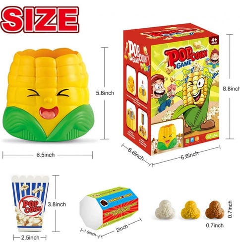 تحدي صيد الفشار التفاعلية