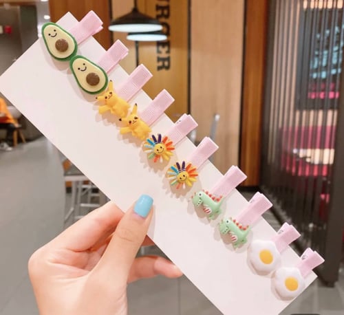 10 مشابك شعر بأشكال متنوعة لطيفة