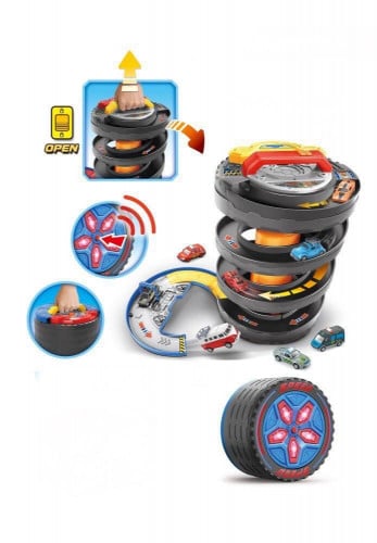 مسار السباق الرهيب على شكل عجلة