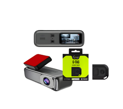 بكج المراقبة و الأمان الذكي : كاميرا داش 4K - q6 س...