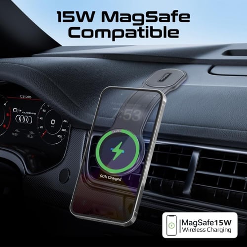 أفضل و أقوى حامل سيارة وشاحن لاسلكي ماج سيف MagSaf...