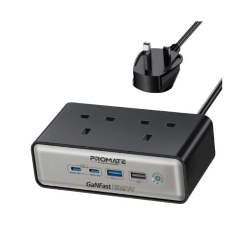 ATE - منصة شحن PowerBrix2-Gan65 بـ4منافذ شحن ومنفذ...