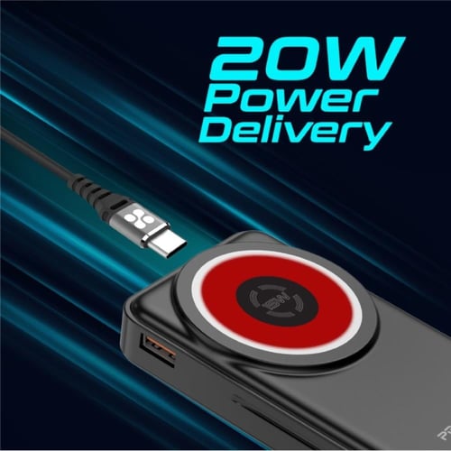 قاعدة شحن 4 في 1 مع بطارية متنقلة قوية، تتوافق مع...