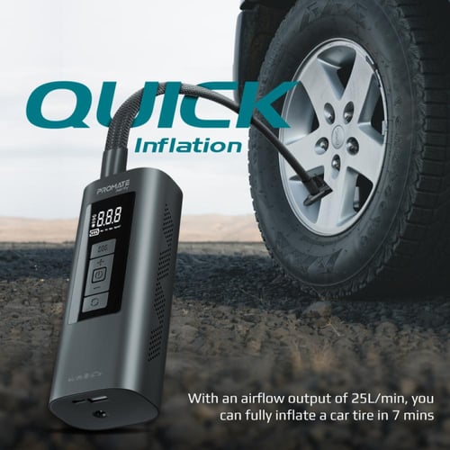 ضاغط هواء محمول مزود بباور بانك من بروميت