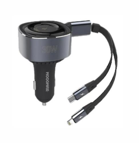 شاحن جوال للسيارة من Moogmax ، يدعم منافذ TYPE-C و...