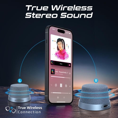 بروميت Punch هو مكبر صوت بلوتوث مدعم بتقنية الماج...