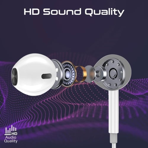 تجربة استماع مريحة مع سماعة الأذن الداخلية السلكية...