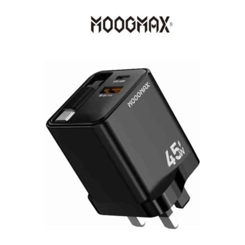 موج ماكس شاحن جداري MX21 بقوة 45 واط مع كابل Type-...