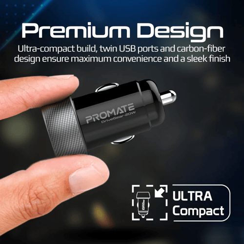 فيش سيارة 20W USB+PD من بروميت