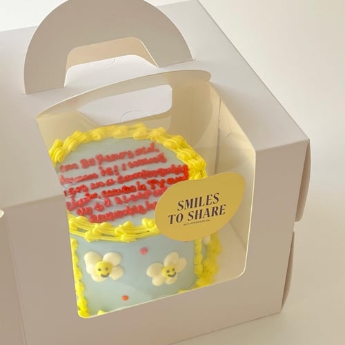 6inch Mini Sunflowers Cake