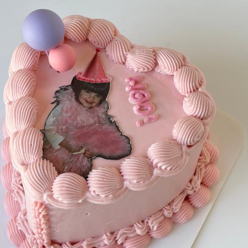 Baby Picture Cake