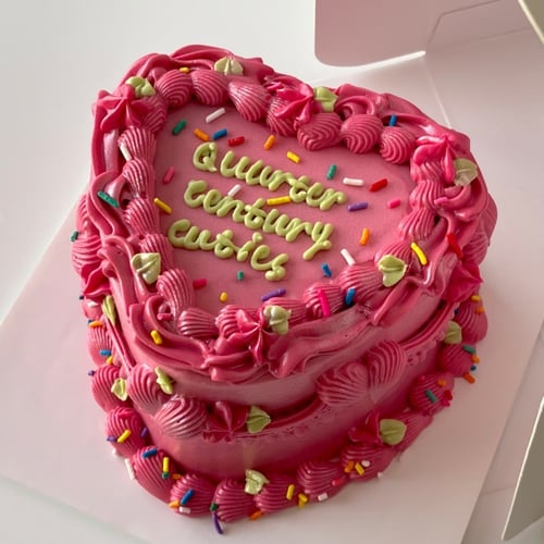 6inch Mini Metallic Cake