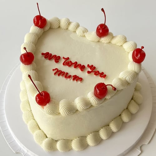8inches Heart Shaped Cake