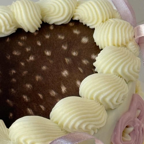 Bambi Print Cake