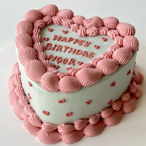 6inch Mini heart cake