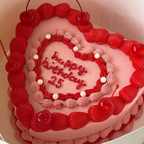 8inches Heart Shaped Cake