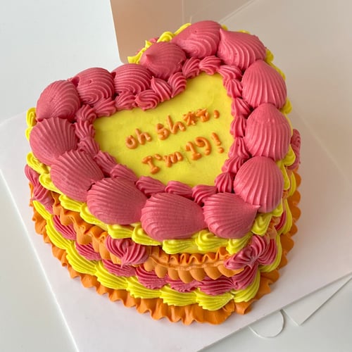 6inch Mini Heart Cake