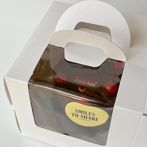 6inch Mini Chocolate Ganache Heart Cake