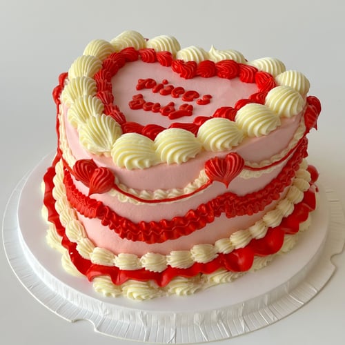 8inch Heart Cake