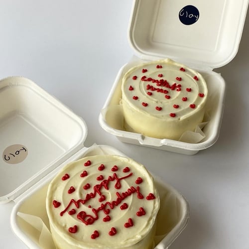 Lunchbox Red Velvet Cake