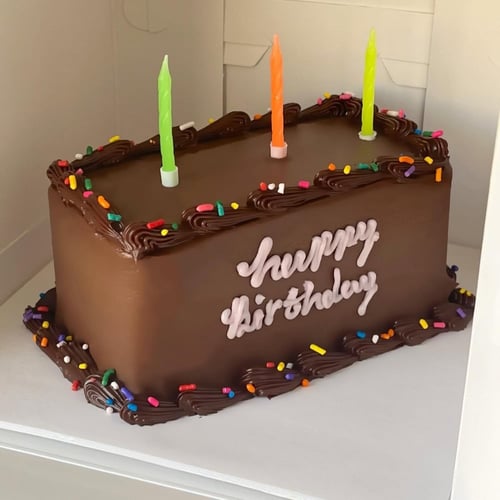 6inch rectangular Chocolate Cake